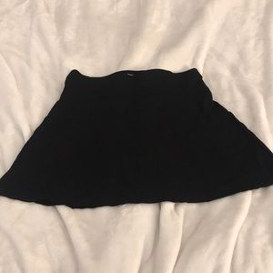Black skater skirt